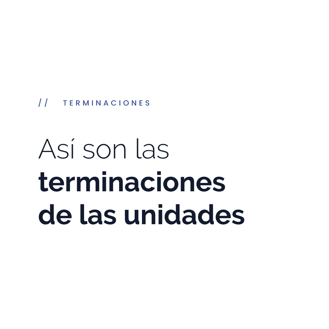 Terminaciones